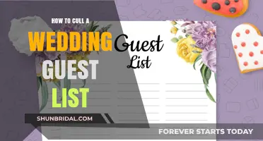 Strategic Wedding Guest List Culling: Tips for a Perfectly Sized Celebration