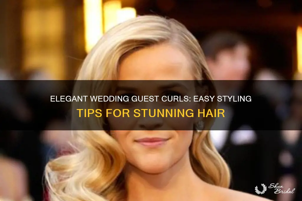 how to curl hair for wedding guest