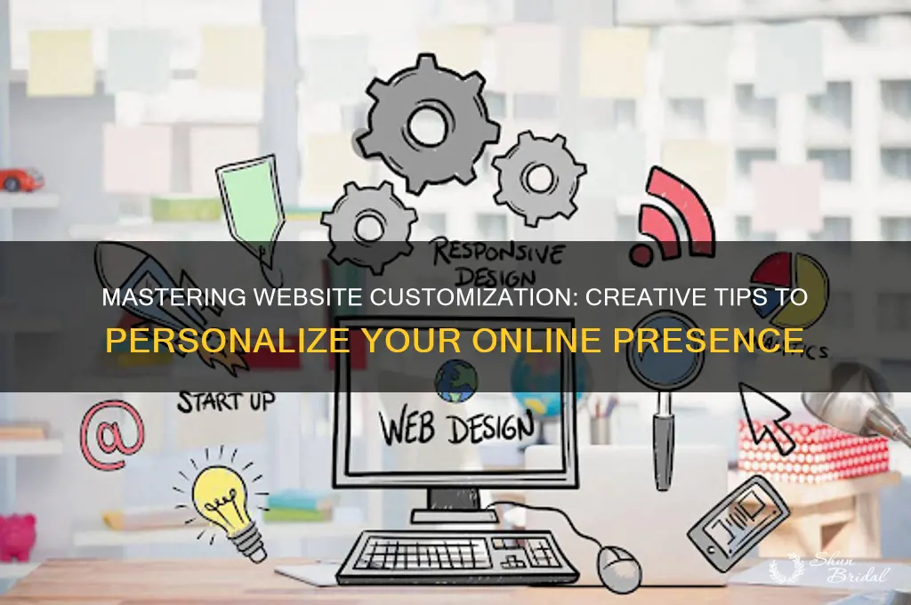 how to customise a wed site