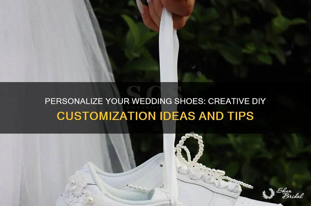 how to customise wedding shoes