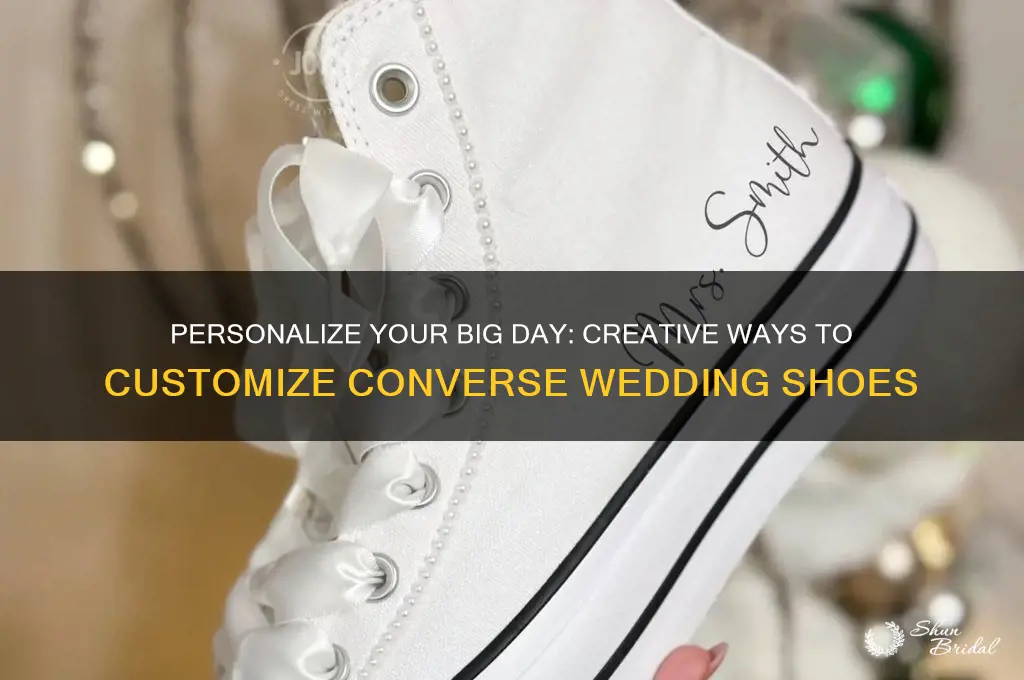 how to customize converse wedding