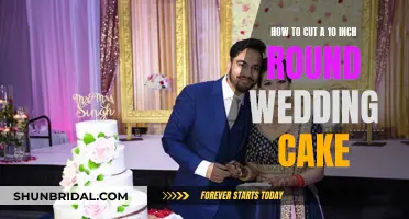 Cutting the Perfect 10-Inch Wedding Cake