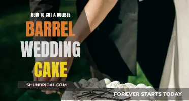 Cutting a Double Barrel Wedding Cake: A Step-by-Step Guide