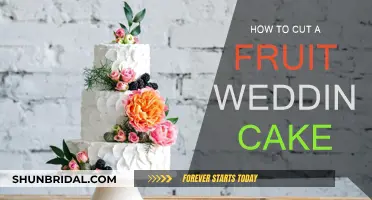 Cutting a Fruit Wedding Cake: A Step-by-Step Guide