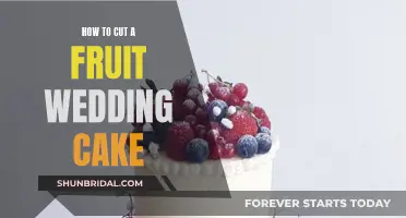 Cutting a Fruit Wedding Cake: A Step-by-Step Guide