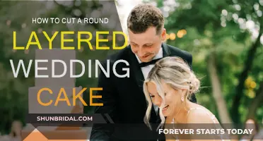 Cutting a Round Layered Wedding Cake: A Step-by-Step Guide