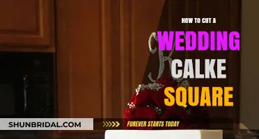 Mastering the Art of Cutting a Perfect Square Wedding Cake