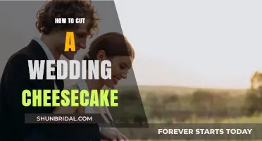 Mastering the Art of Cutting a Wedding Cheesecake: Tips and Tricks