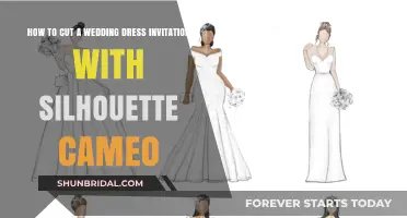 Crafting Wedding Dress Invites with Silhouette Cameo