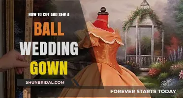 Mastering the Art of Cutting and Sewing a Ball Wedding Gown