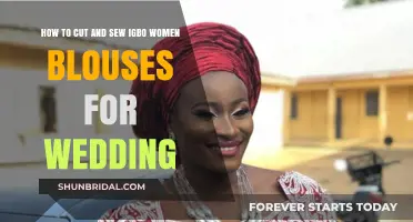 Elegant Igbo Wedding Blouses: A Step-by-Step Cutting and Sewing Guide
