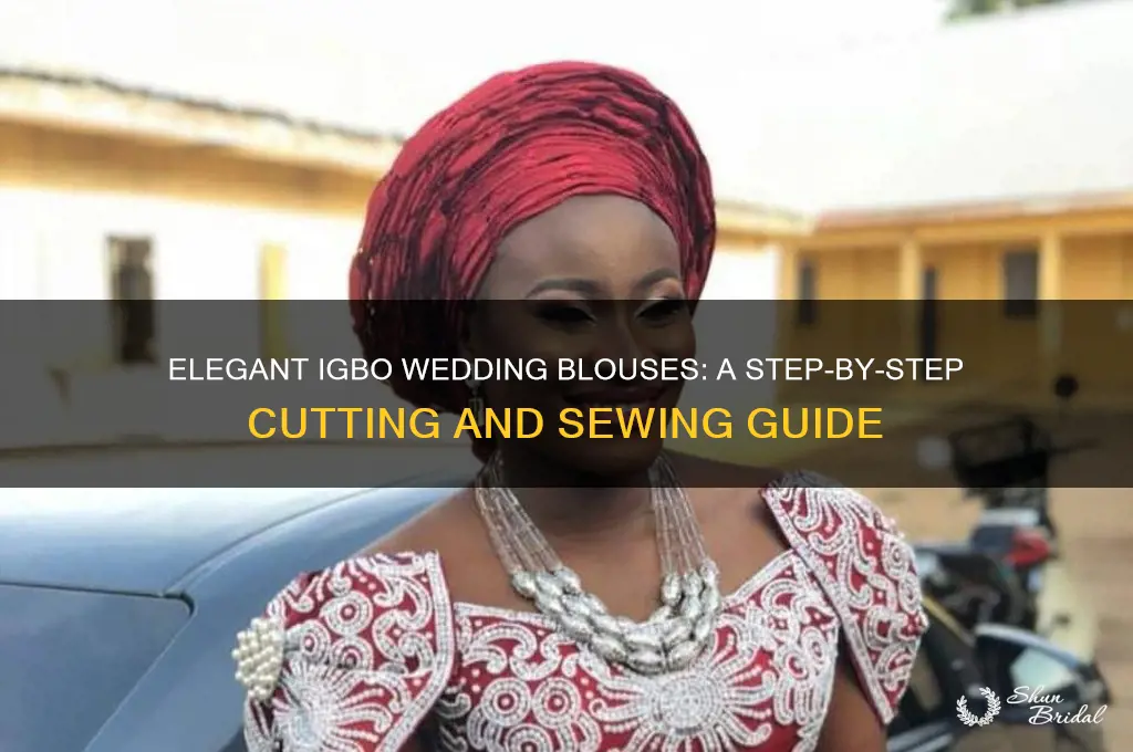 how to cut and sew igbo women blouses for wedding