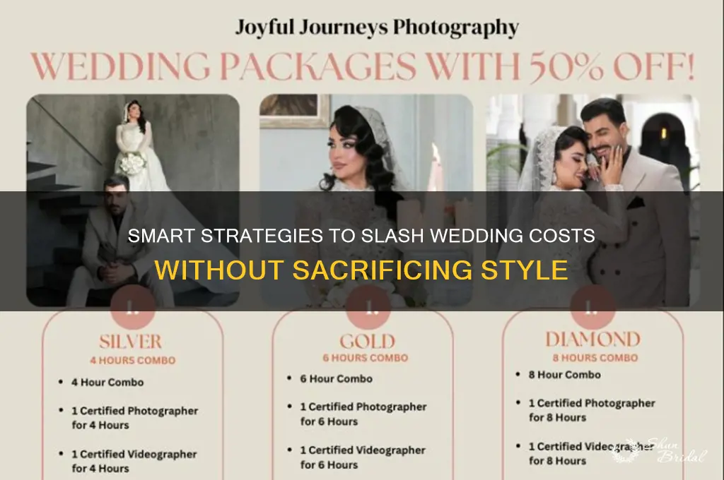 how to cut back on wedding expenses