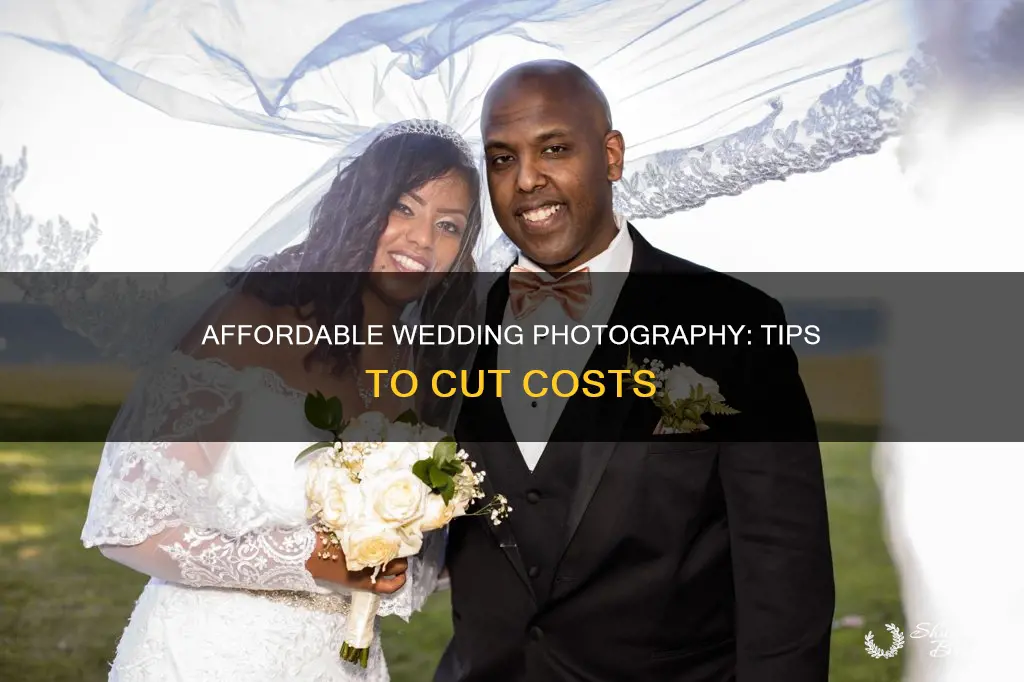 how to cut costs on a wedding photographer
