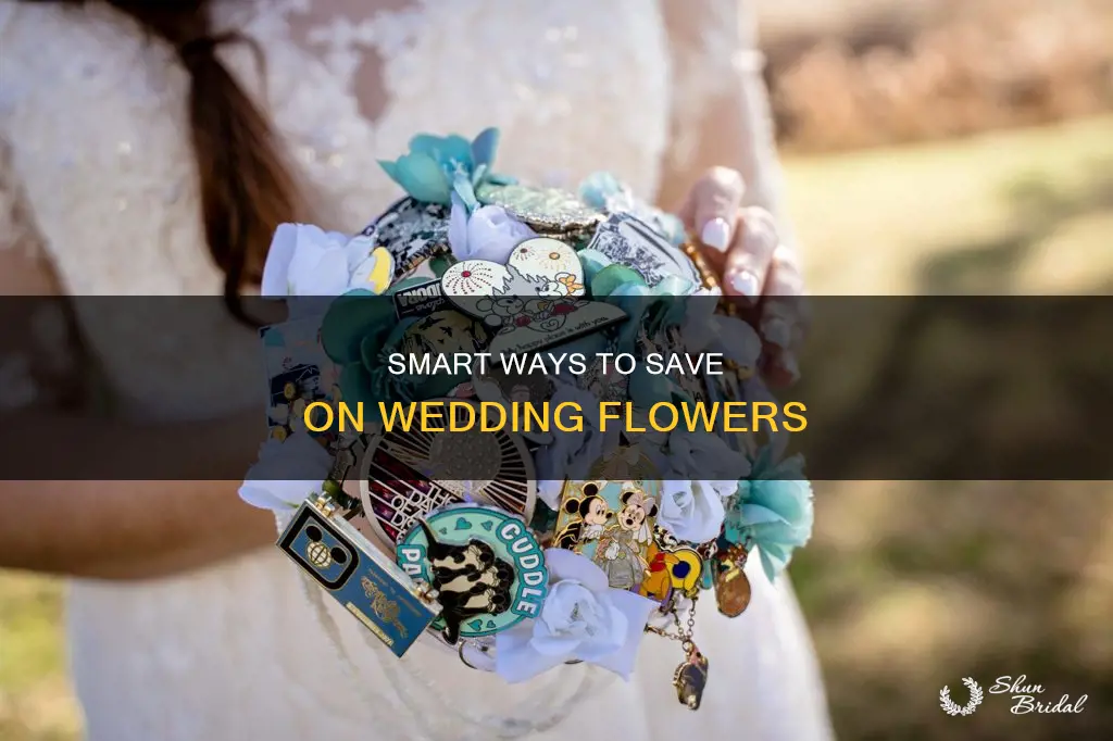 how to cut costs on flowers for wedding