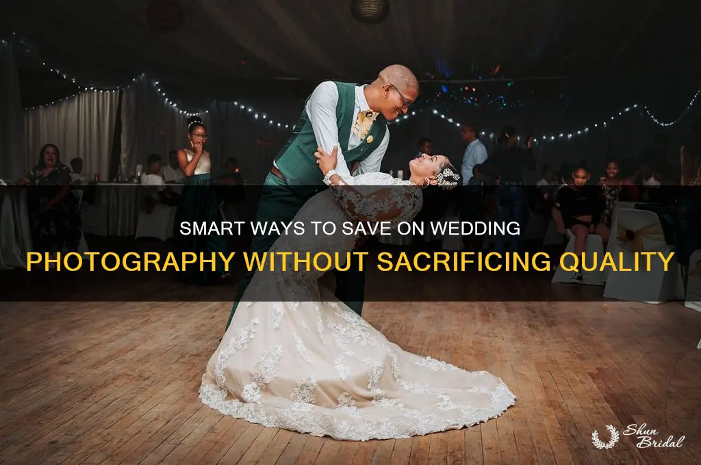 how to cut costs on wedding photography
