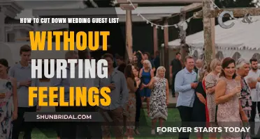 Thoughtful Ways to Trim Your Wedding Guest List Gracefully