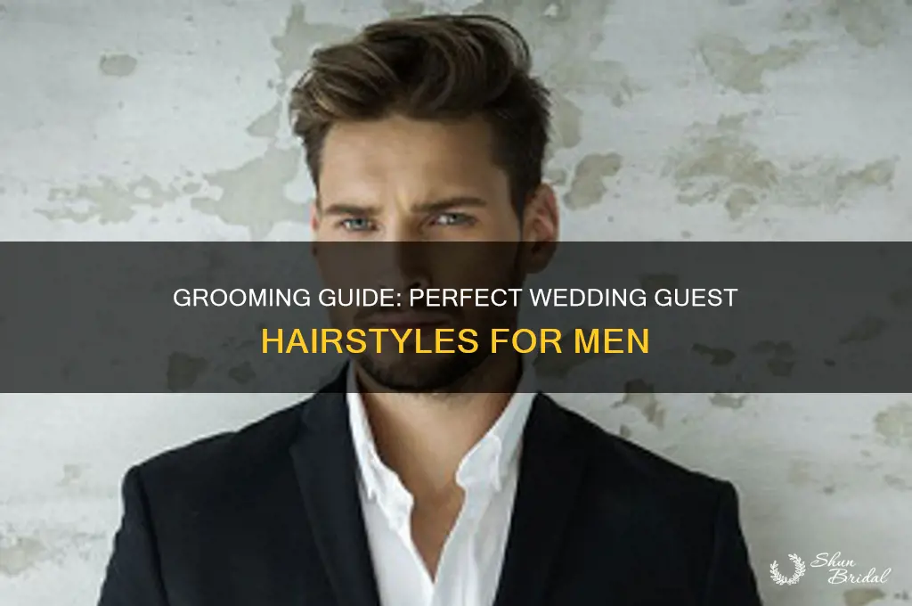 how to cut hair for wedding men guest