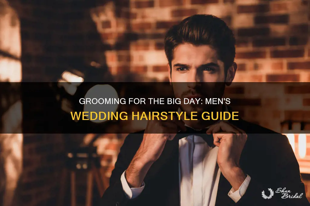 how to cut hair for wedding men