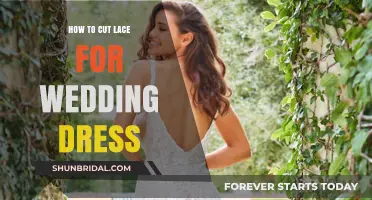 Trimming Lace for Your Dream Wedding Gown
