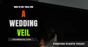 Crafting Your Dream Wedding Veil: A Guide to Cutting Tulle