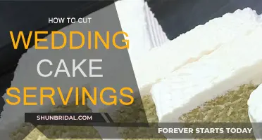 Cutting Wedding Cake: Strategies for Reducing Servings