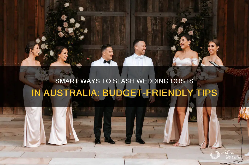 how to cut wedding costs australia