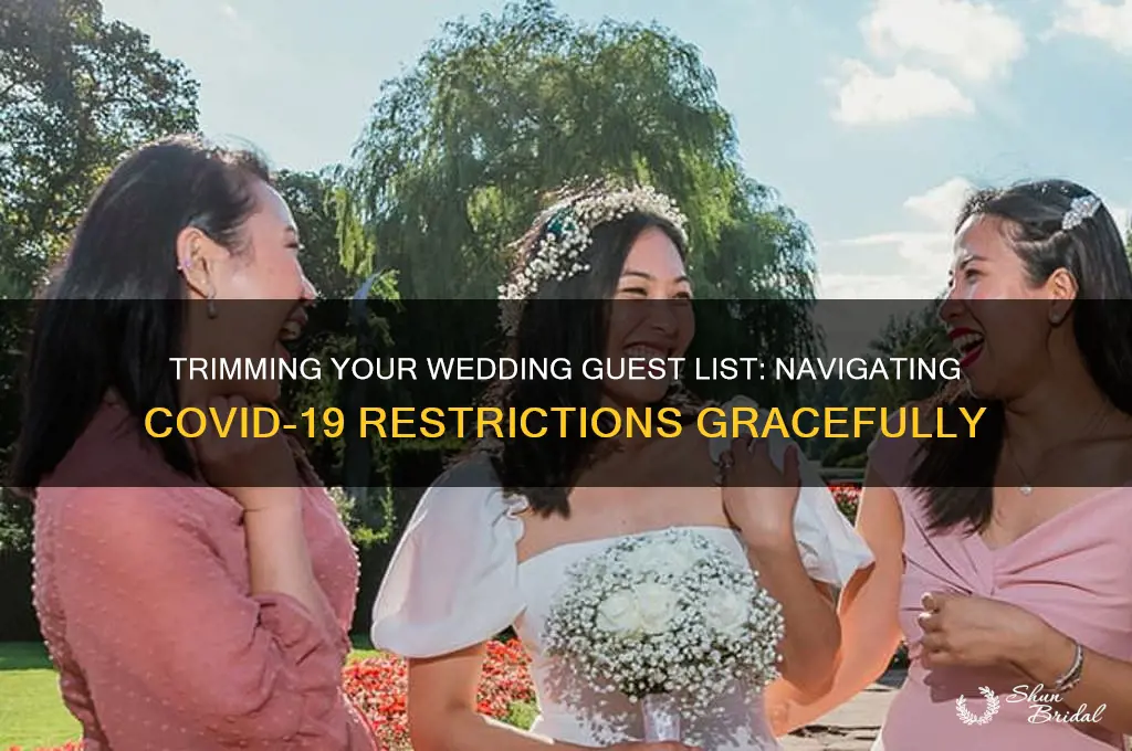 how to cut wedding guest list due to covid