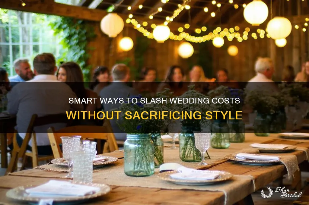 how to cut wedding spending