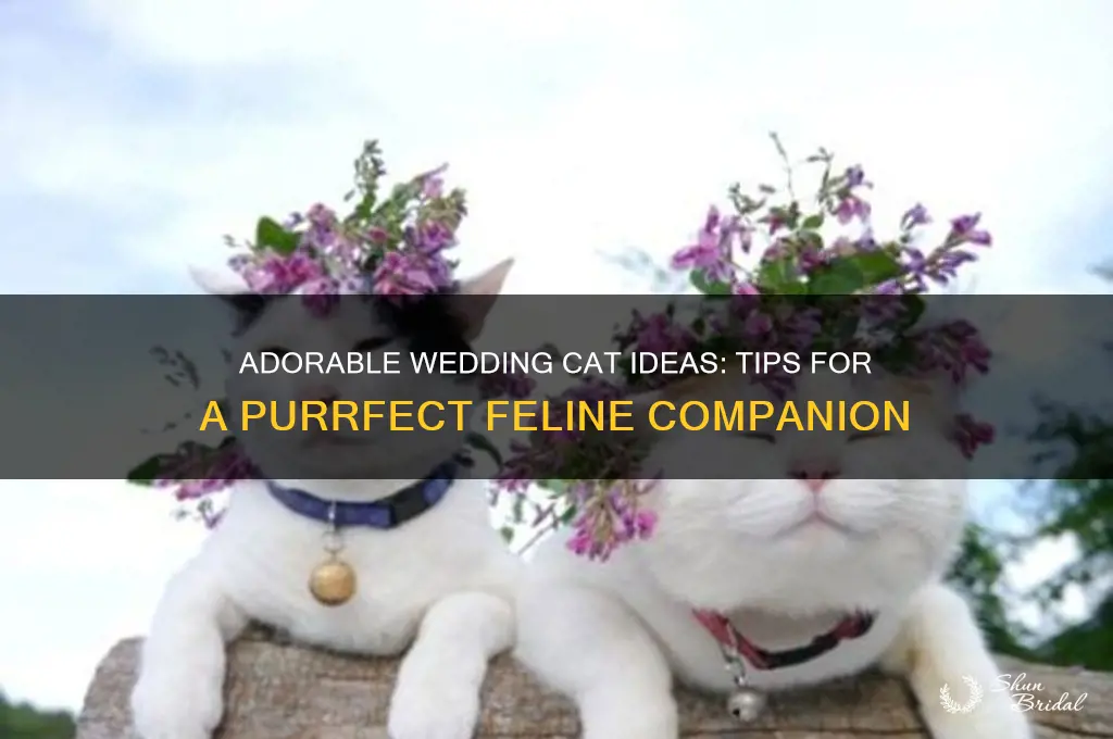how to cute wedding cate