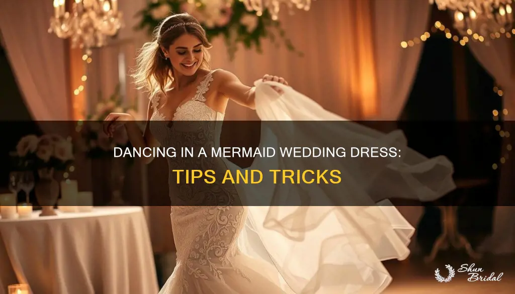 how to dance in a mermaid wedding dress