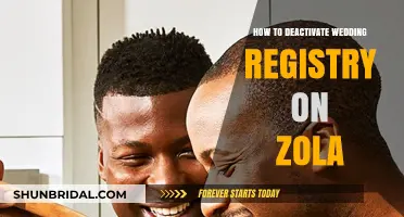 Steps to Deactivate Your Zola Wedding Registry