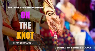 Step-by-Step Guide: Deactivating Your Wedding Website on The Knot