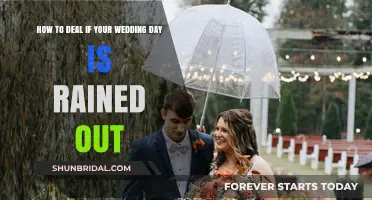 Rain on Your Wedding Day? Stay Calm and Celebrate On!