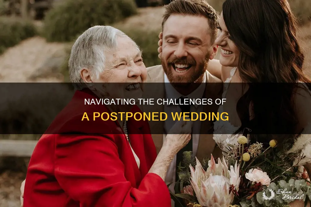how to deal with a postponed wedding