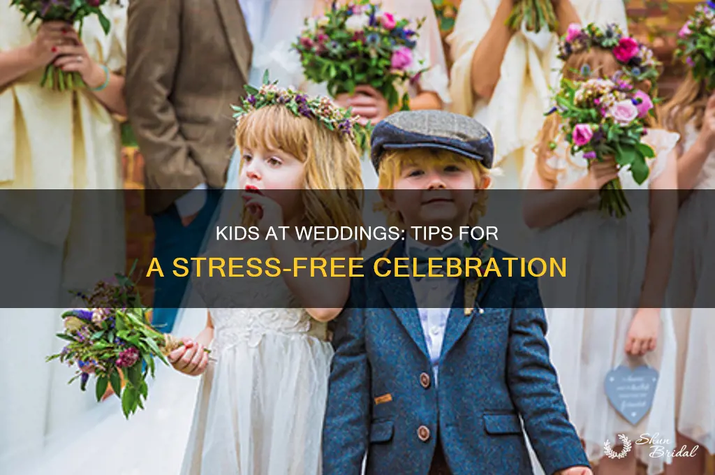 how to deal with children at weddings