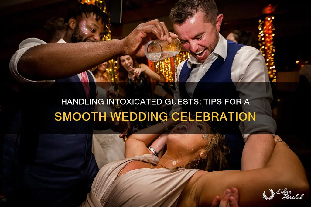 how to deal with drunks at your wedding
