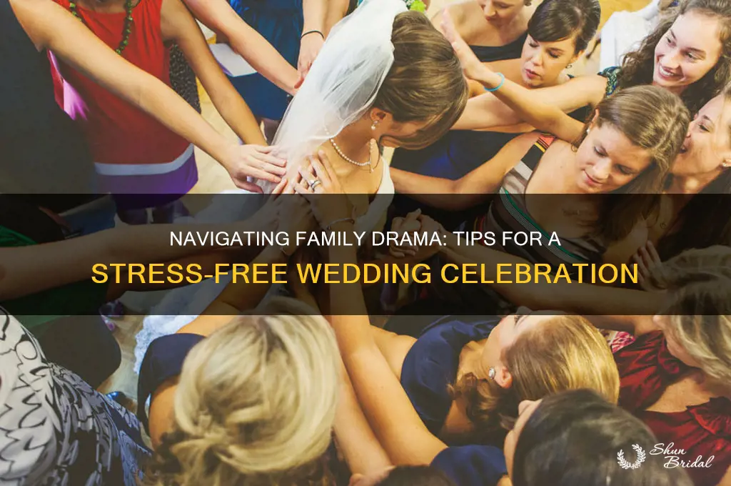 how to deal with family drama at wedding