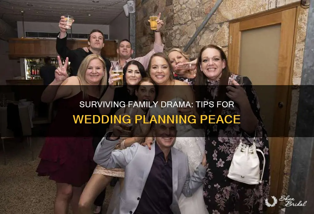 how to deal with family drama during wedding planning