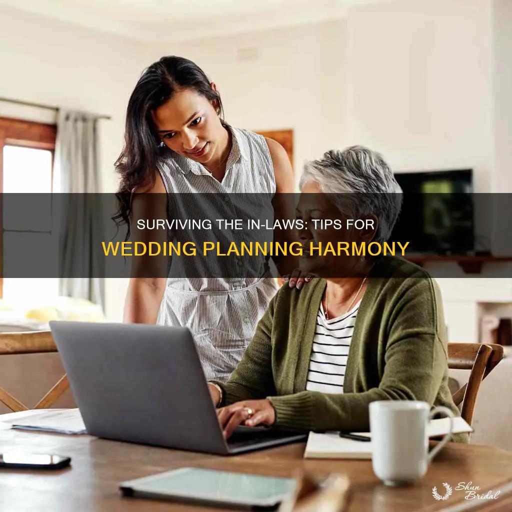 how to deal with in laws during wedding planning