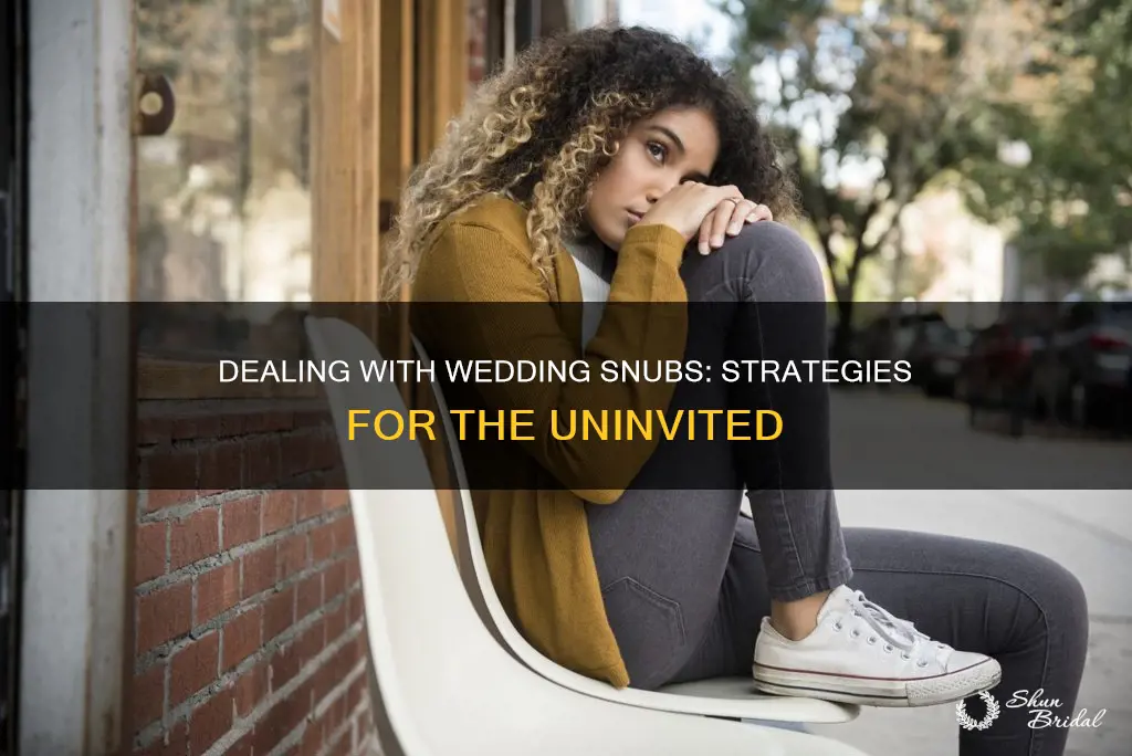 how to deal with not being invited to a wedding