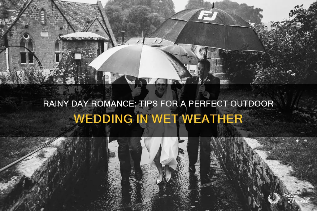 how to deal with rain at an outdoor wedding