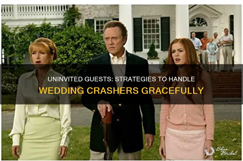 how to deal with wedding crashers