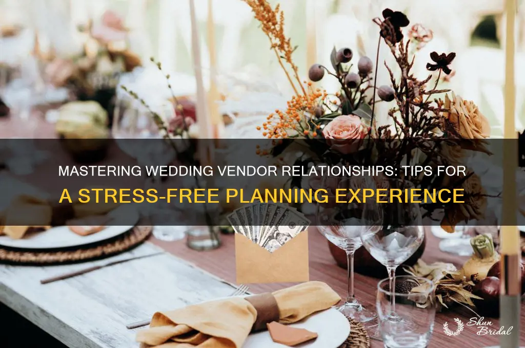 how to deal with wedding vendors