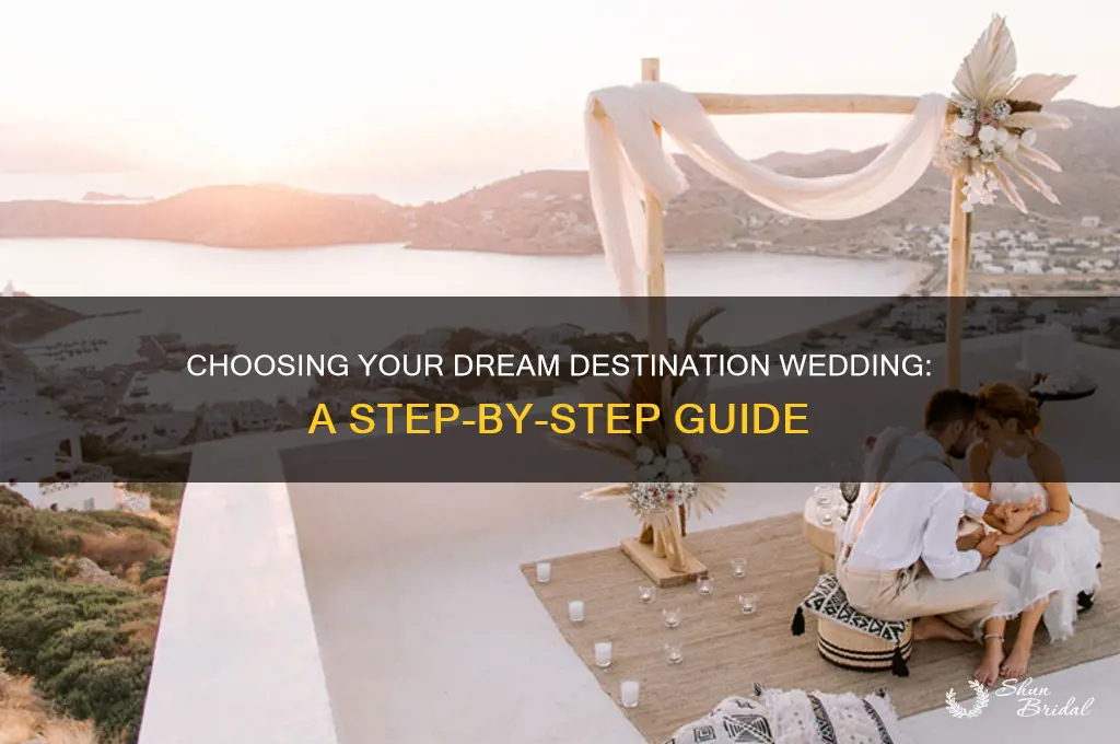 how to decide destination wedding