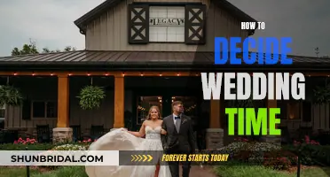 Choosing the Perfect Wedding Time: A Guide