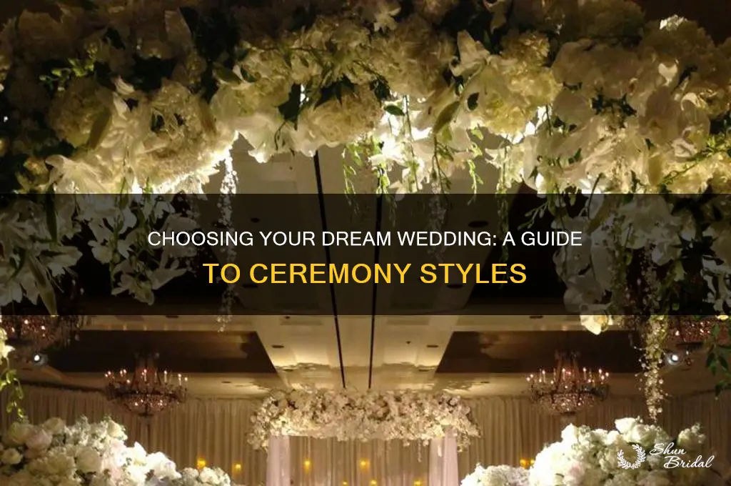 how to decide what type of wedding ceremony to have