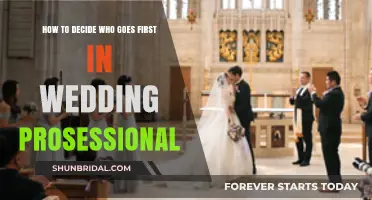 Who Walks First? A Guide to Wedding Processional Order