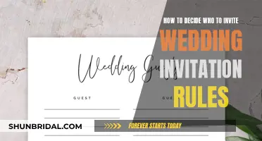 Wedding Guest List: Deciding Who to Invite