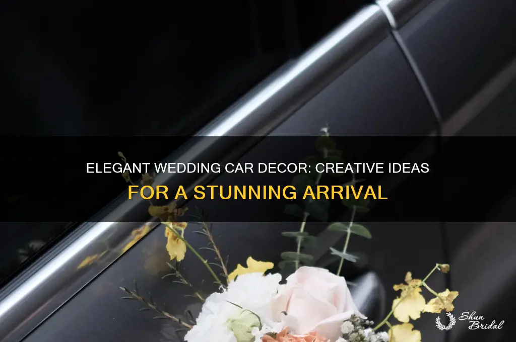 how to deck out a wedding car